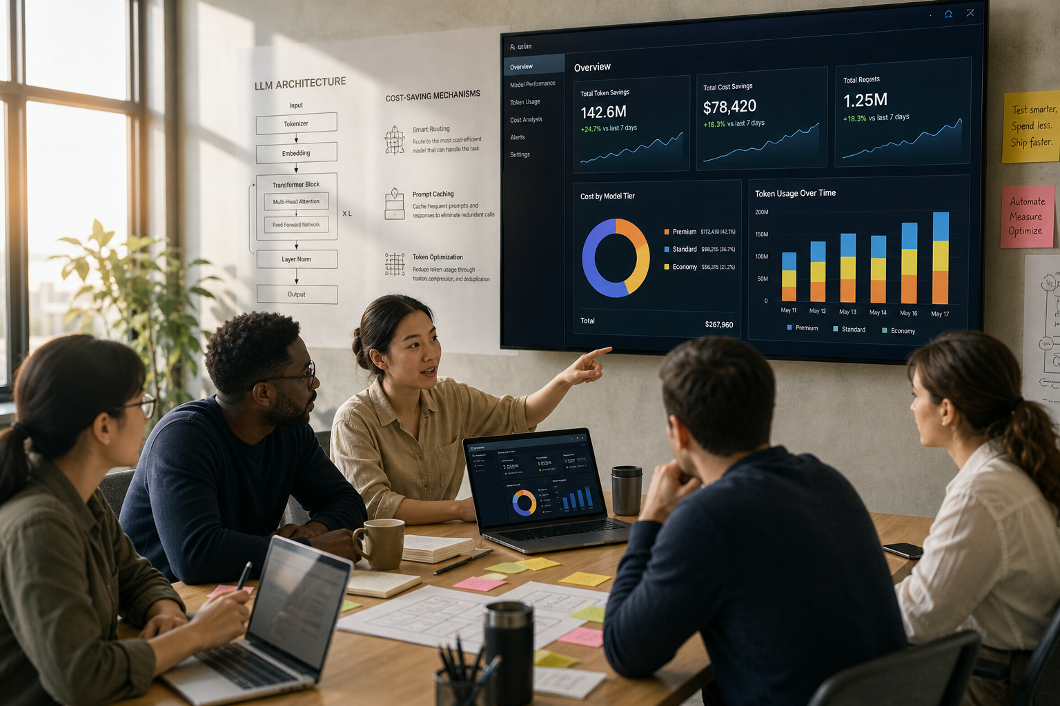 Cost-Effective LLM Architecture for AI Testing